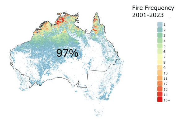 Fire Frequency 2001-2023